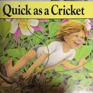 儿童绘本之Quick as a cricket