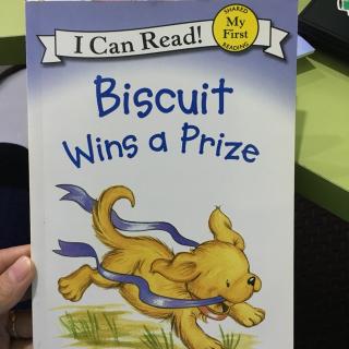 Biscuit  wins a prize