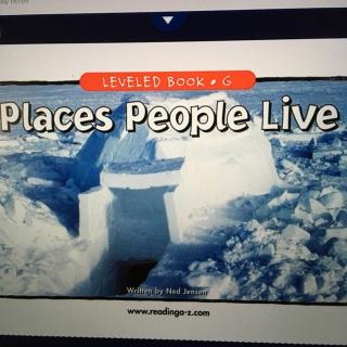 Places people live 人们住的地方