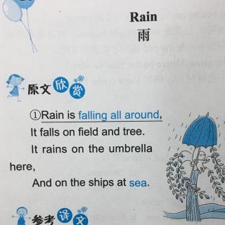 小升初英语晨读美文-Rain