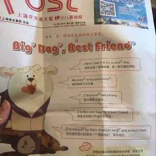20号何天淇-big dog,best friend