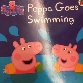 peppa goes swimming