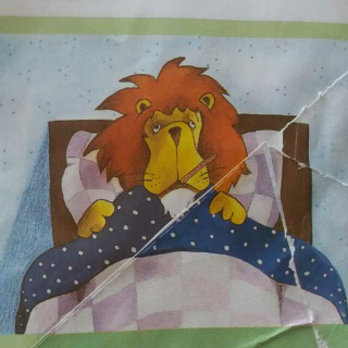 The lion is ill