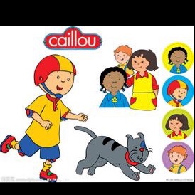 Caillou's hiding place