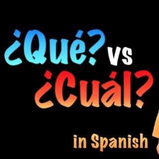 找语感>Qué y Cuál