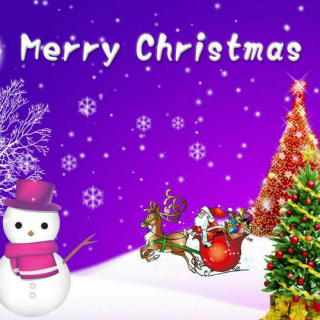 童谣学唱Wish you a Merry Christmas