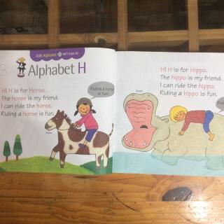 强妈强宝学英语：Alphabet H