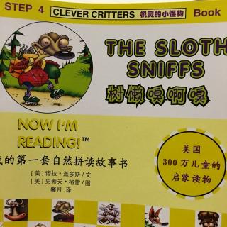 the sloth sniffs