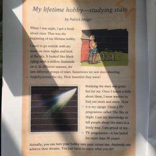 纯阅读 💫My lifetime hobby—studying stars✨