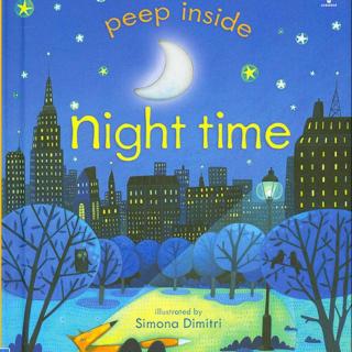 互动游戏绘本Peep Inside系列 - Peep inside night time