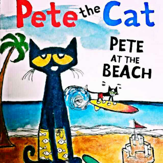 Pete the cat pete at the beach
