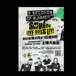 5 seconds of summer,2016上海演出