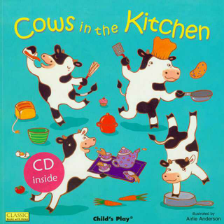 Cows in  the  kitchen