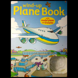 [小玥的亲子时光] wind-up Plane Book