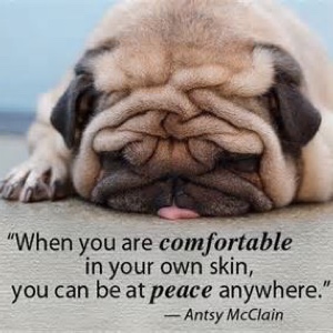 Be comfortable in your own skin