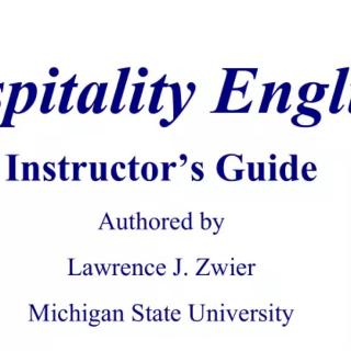 Hospitality English day 22