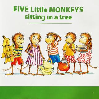 five little monkeys sitting in a tree