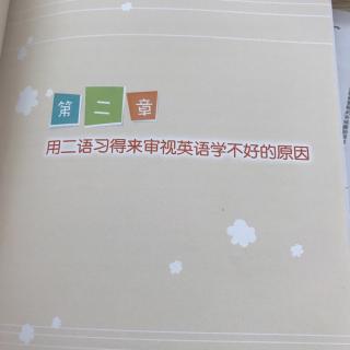 第二章-用二语习得来审视英语学不好的原因