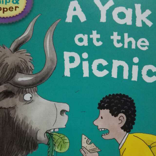 a yak at the picnic