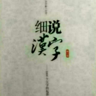 《细说汉字》爪部、歹部、瓦部、王部、戈部、犬部等40个字