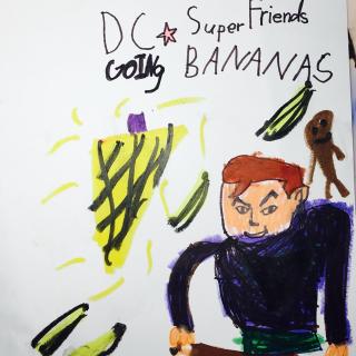 DC Super Friends Going Bananas