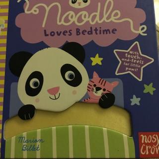 Noodle loves bedtime