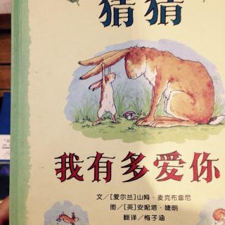 绘本时间：猜猜我有多爱你