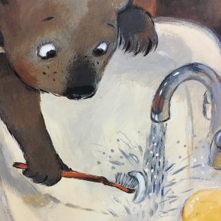 小狮子老师分享绘本故事《小熊不刷牙》