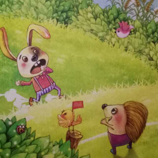 格林童话《兔子和刺猬赛跑》
