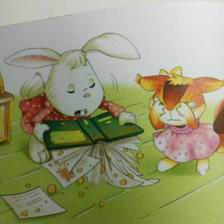 《小兔借书》