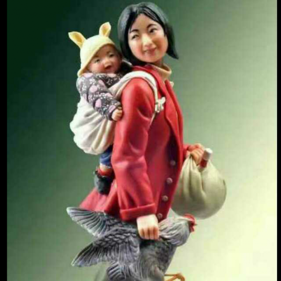 家庭的温暖  一个个汤圆 是一颗颗心 像一粒粒珍珠 吃在嘴里甜在心里