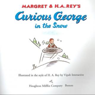 英文分级阅读绘本：好奇的乔治13<Curious George in the Snow>