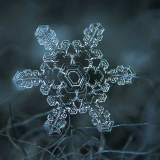 寄一片雪花给你