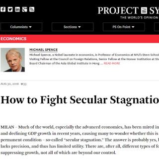 How to Fight Secular Stagnation