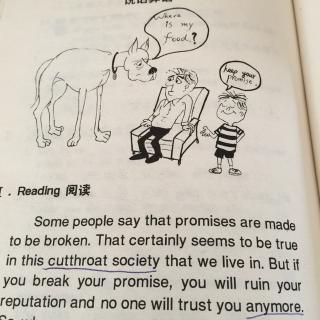 Lesson 69 Mean What You Say 说话算话