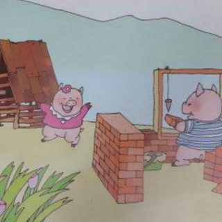 故事《三只小猪盖房子》