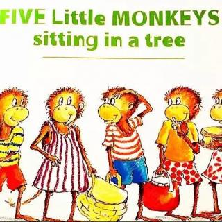 ♪♪有声故事||五只小猴子坐在树上||