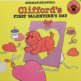 英文原版绘本地道美式英语语音示范Clifford's First Valentine's Day