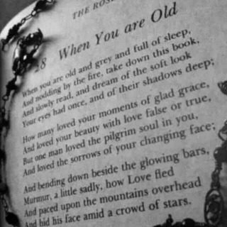 为你读诗①：当你年老了