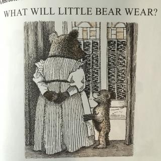little bear-what will he wear?小熊穿什么？
