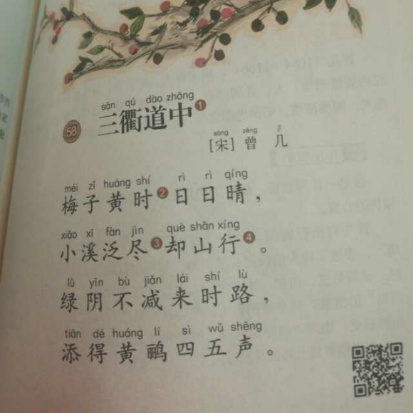 三衢道中古诗配画拼音图片