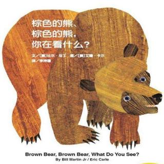 英文故事《Brown Bear Brown Bear What Do You See》美美2岁