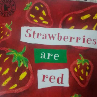 stawberrries   are  red