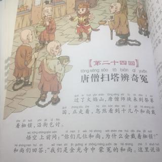 西游记(第二十四回)唐僧扫塔辨奇冤