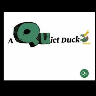 A quiet duck