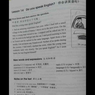 L14 Do you speak English?