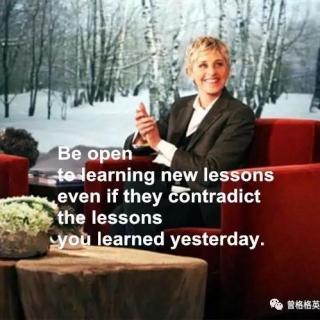 Learn new lessons