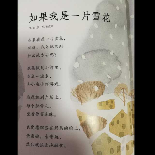 如果我是一片雪花-金波