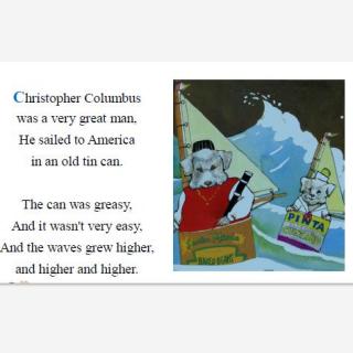 【鹅妈妈经典童谣】16 Christopher Columbus