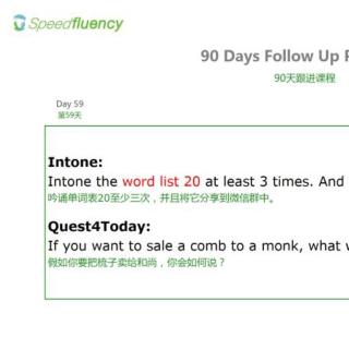 SpeedFluency Day 59